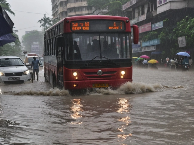 मुंबई में भारी बारिश: शहर जलमग्न, लोकल ट्रेन सेवाओं पर असर, अधिक बारिश की चेतावनी